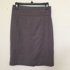 Grey business skirt
